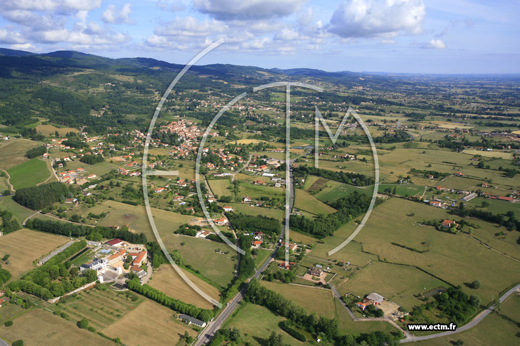 Photo arienne de Saint-Haon-le-Chtel