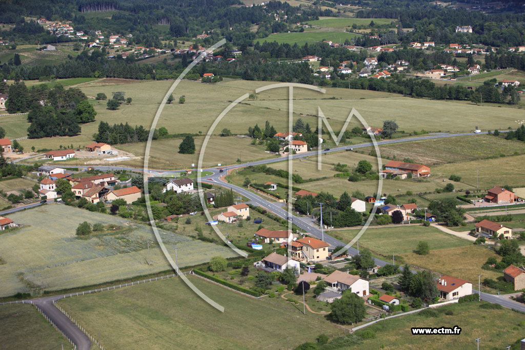 Photo arienne de Saint-Haon-le-Vieux