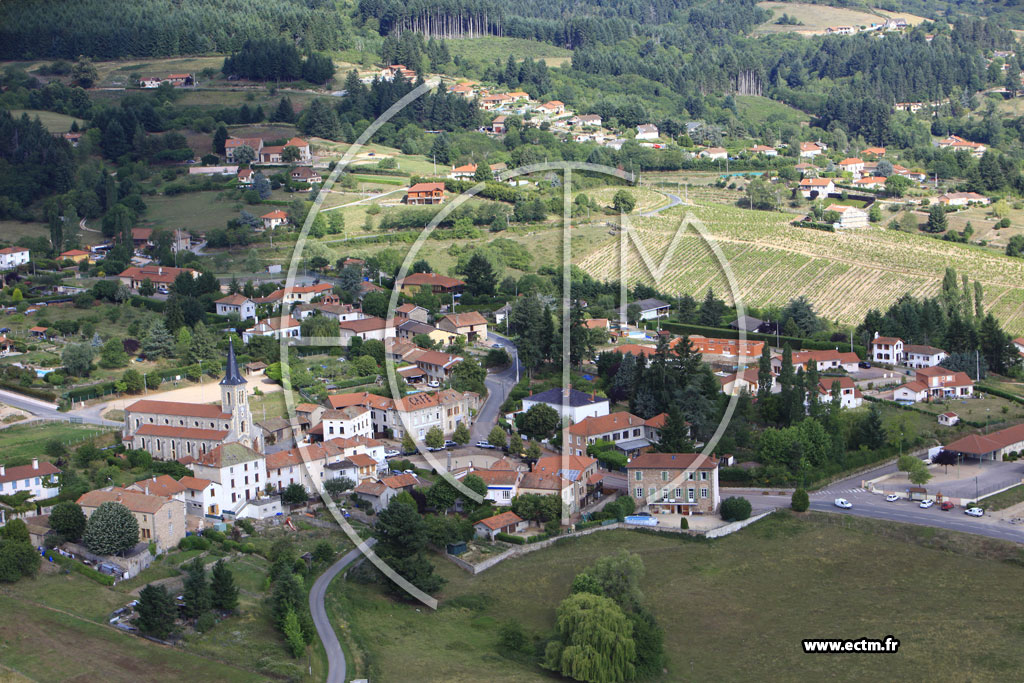 Photo arienne de Saint-Haon-le-Vieux