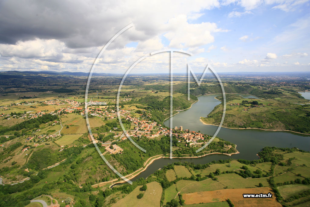Photo arienne de Saint-Jean-Saint-Maurice-sur-Loire