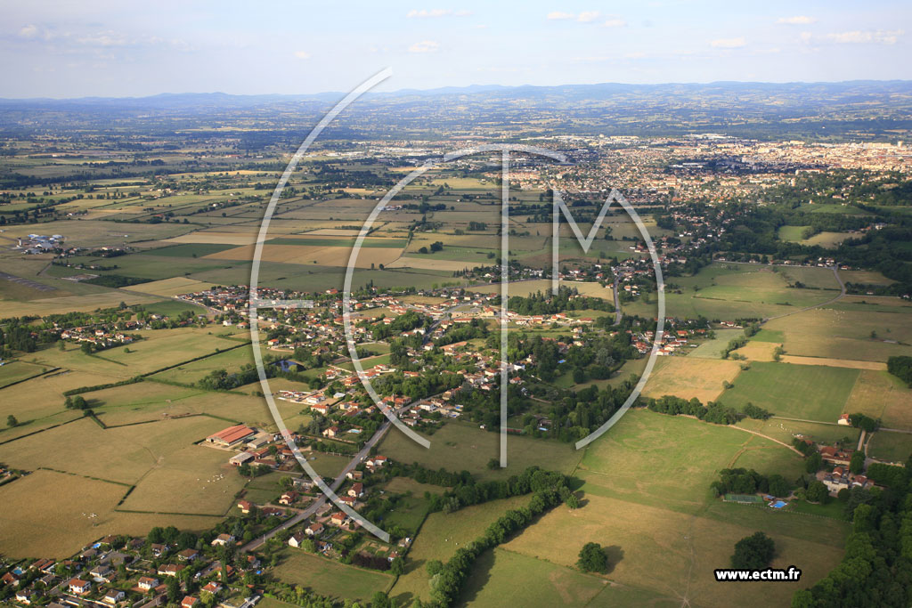 Photo arienne de Saint-Lger-sur-Roanne