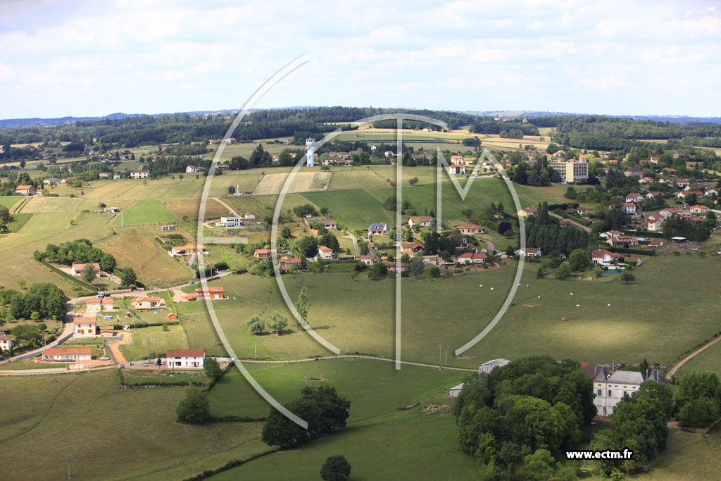 Photo arienne de Saint-Nizier-sous-Charlieu