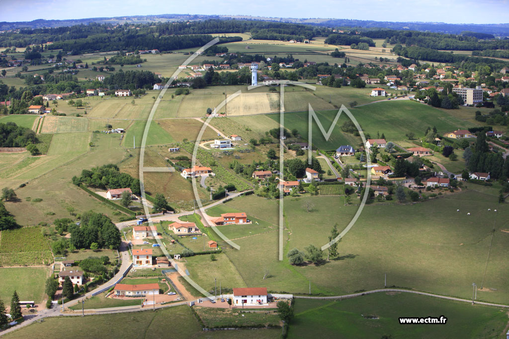 Photo arienne de Saint-Nizier-sous-Charlieu