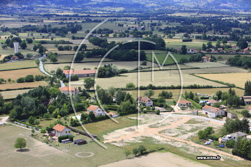 Photo arienne de Saint-Romain-la-Motte