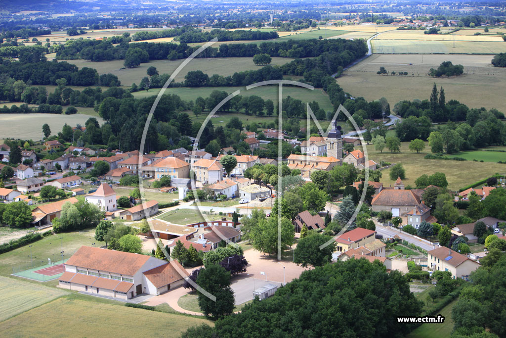 Photo arienne de Saint-Romain-la-Motte