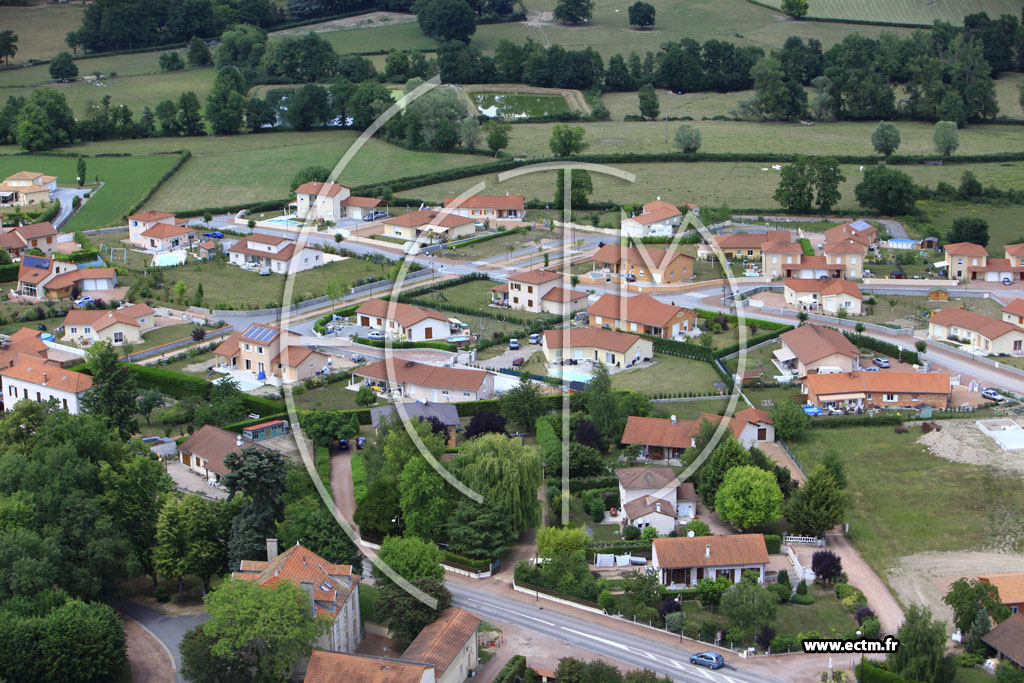 Photo arienne de Saint-Romain-la-Motte