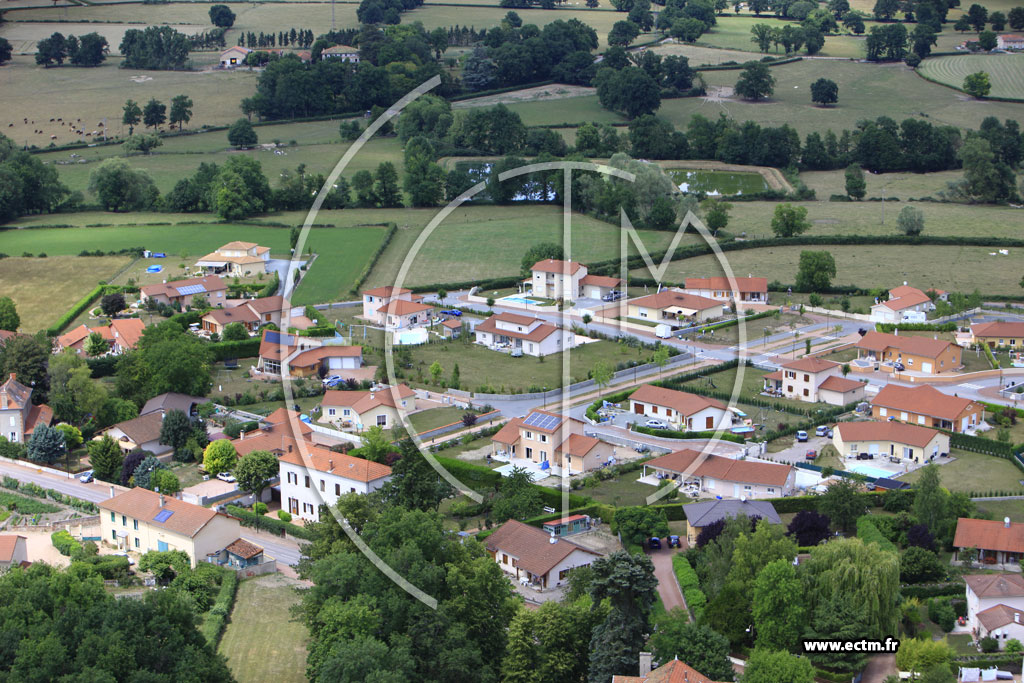 Photo arienne de Saint-Romain-la-Motte