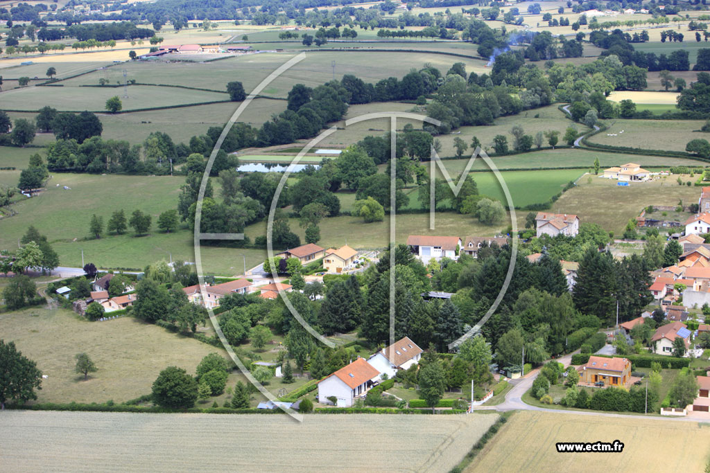 Photo arienne de Saint-Romain-la-Motte