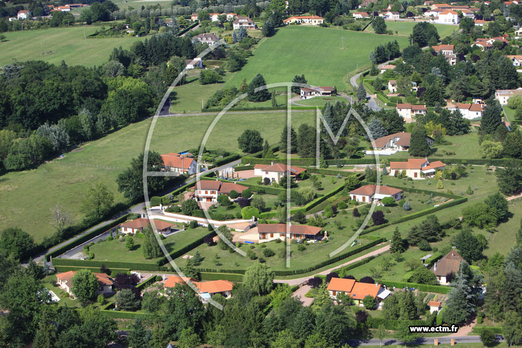 Photo arienne de Saint-Vincent-de-Boisset