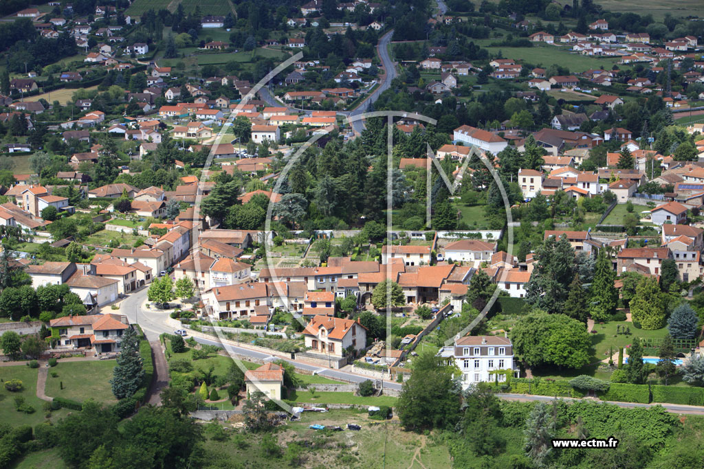 Photo arienne de Villerest