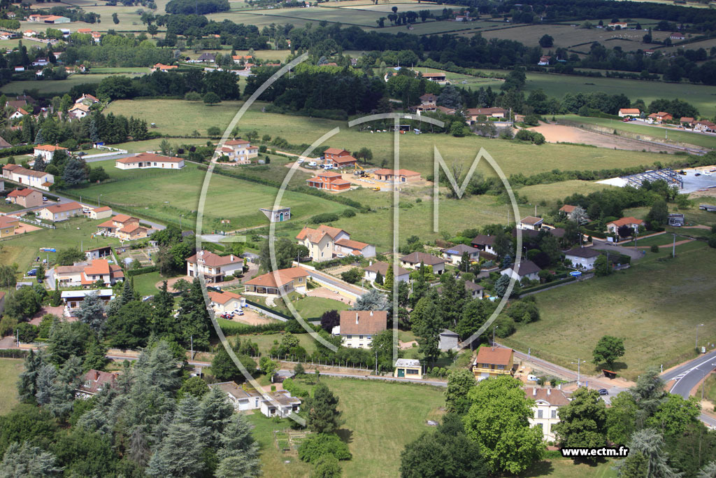 Photo arienne de Villerest (Les Hauts de la Mirandole)