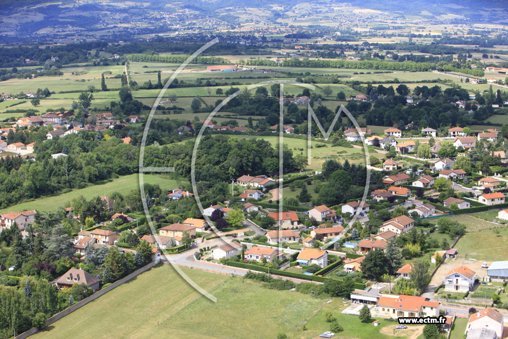Photo arienne de Villerest (Les Hauts de la Mirandole)