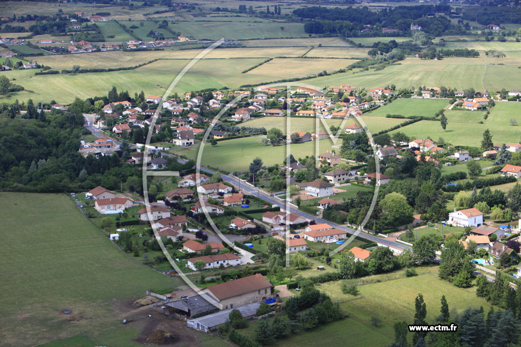 Photo arienne de Villerest (Les Hauts de la Mirandole)
