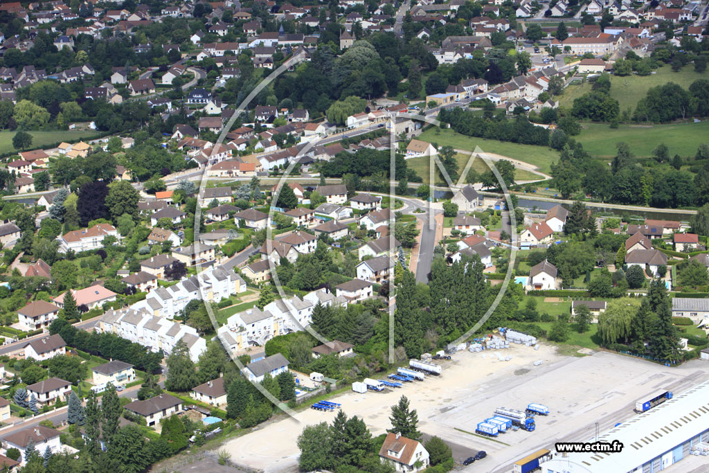 Photo arienne de Chalon-sur-Sane (Les Charmilles)