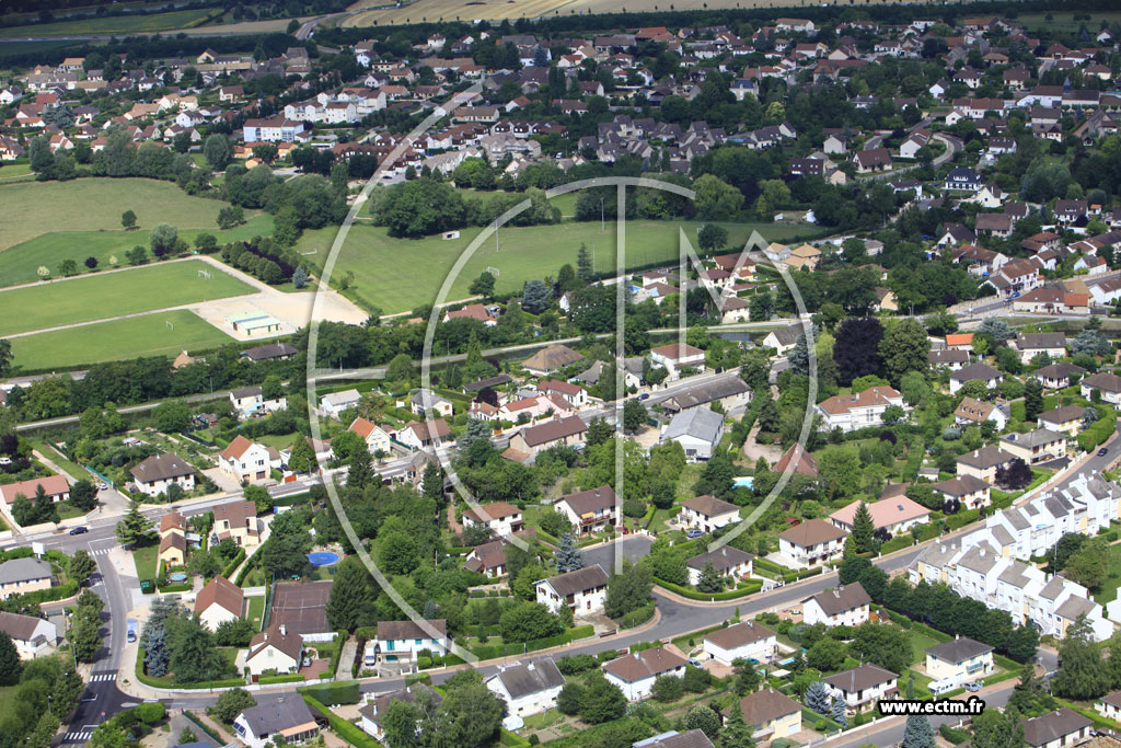 Photo arienne de Chalon-sur-Sane (Les Charmilles)