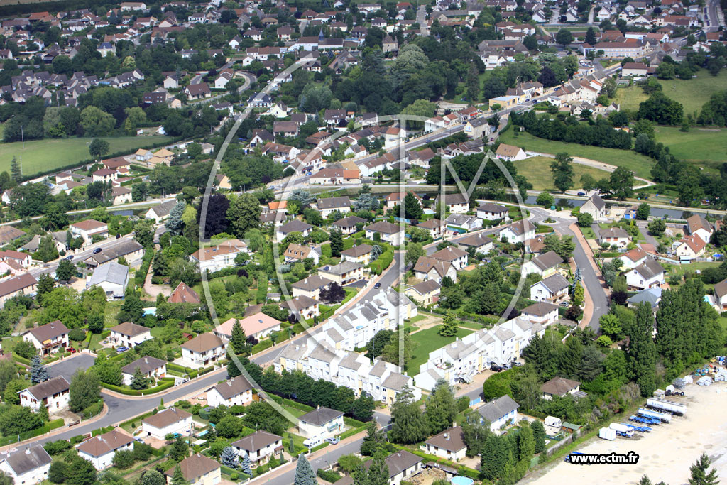Photo arienne de Chalon-sur-Sane (Les Charmilles)