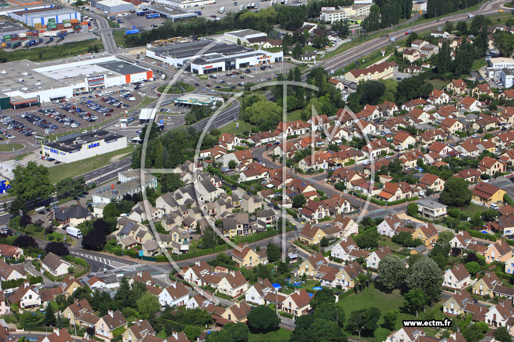Photo arienne de Chalon-sur-Sane (Quartier Boucicaut)