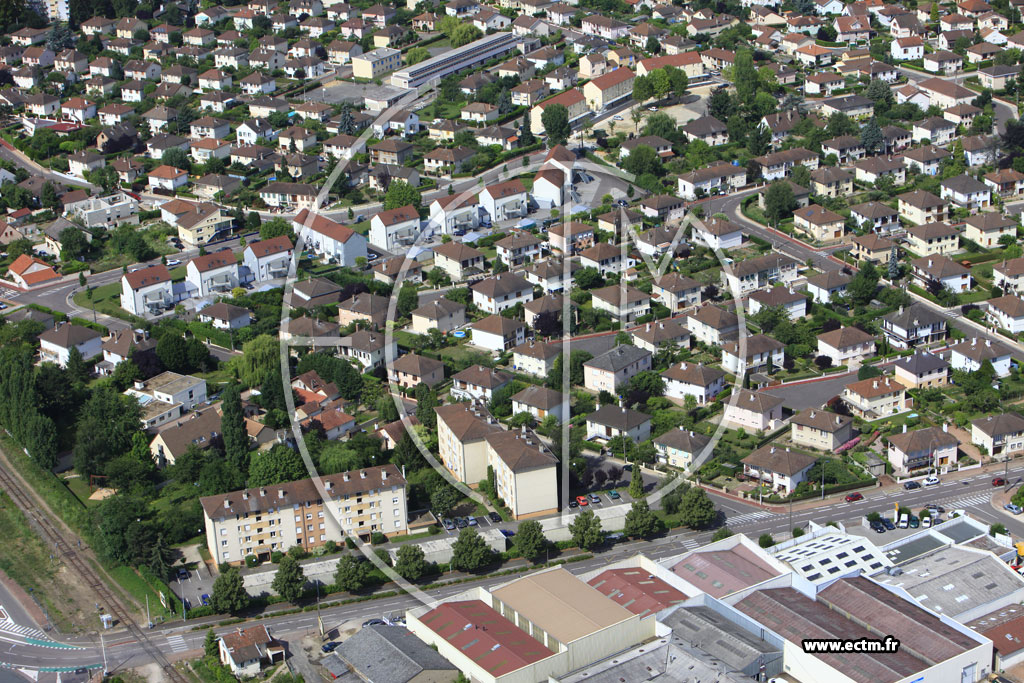 Photo arienne de Chalon-sur-Sane (Quartier Boucicaut)