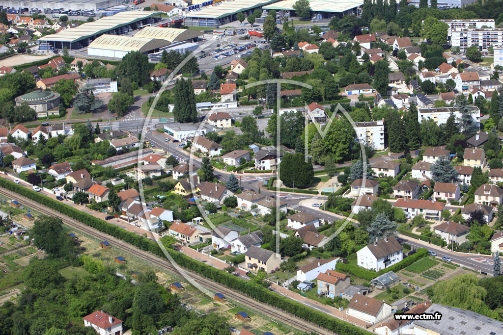 Photo arienne de Chalon-sur-Sane (Quartier Boucicaut)