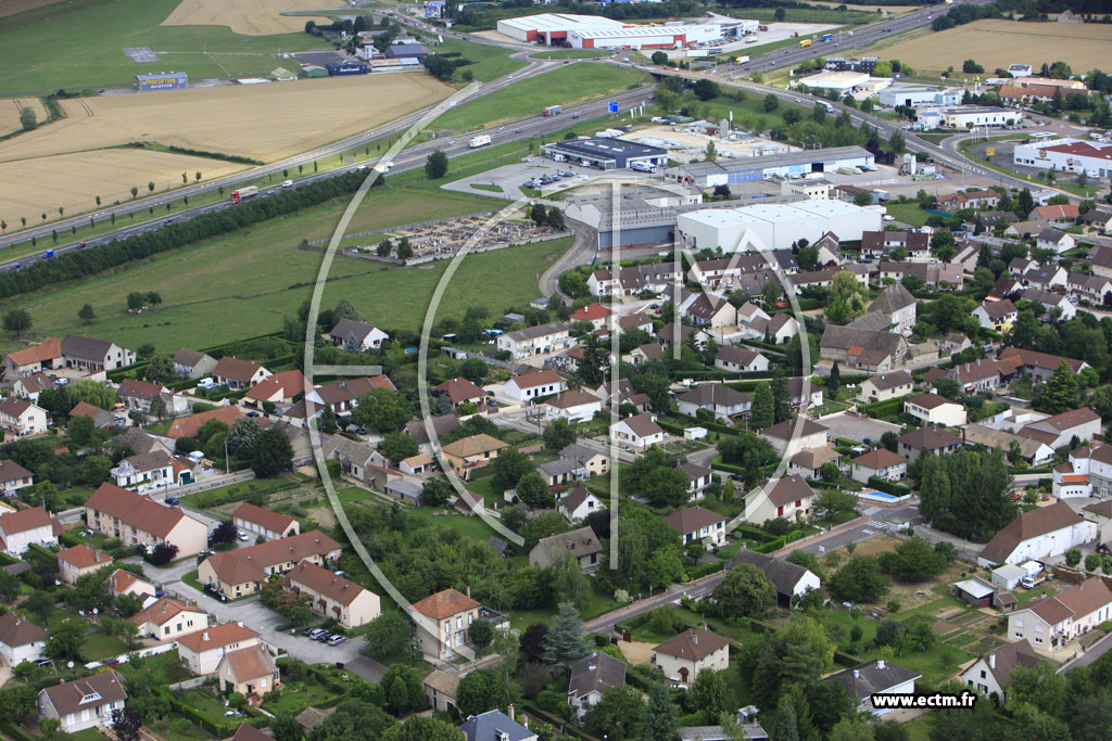 Photo arienne de Champforgeuil