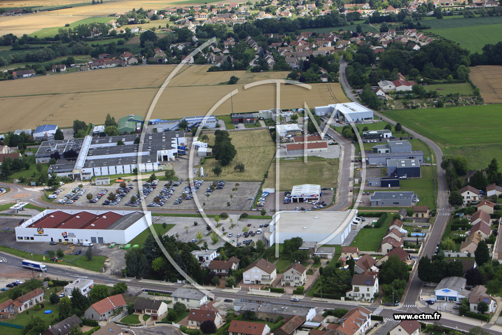 Photo arienne de Champforgeuil