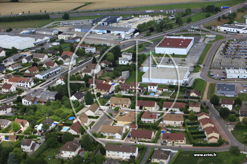 Photo arienne de Champforgeuil