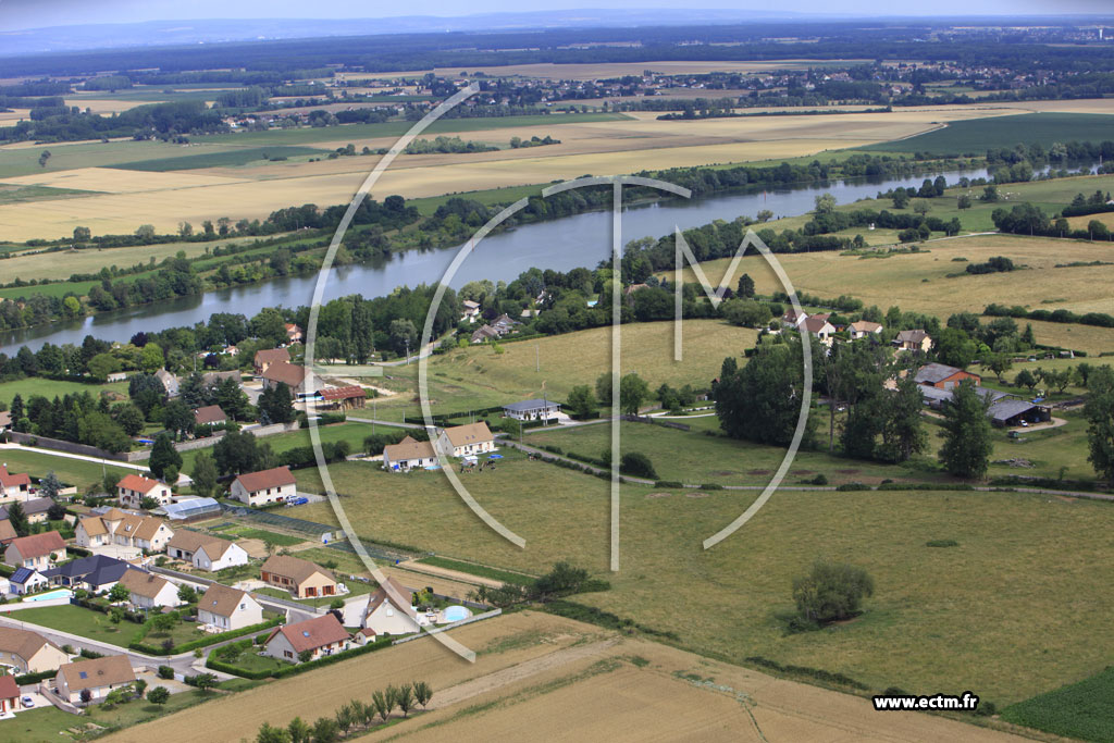 Photo arienne de Chtenoy-en-Bresse