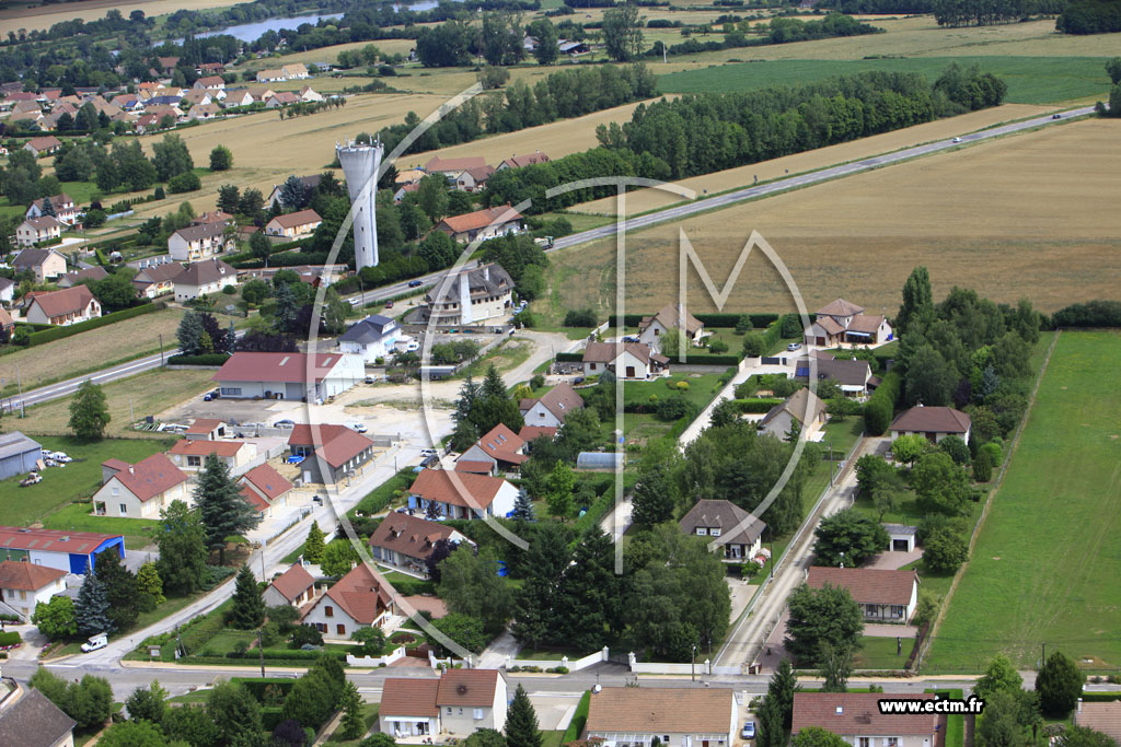 Photo arienne de Chtenoy-en-Bresse