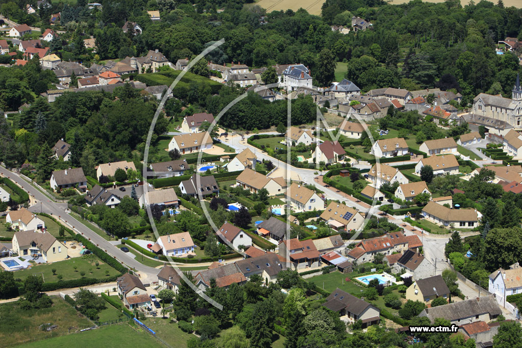 Photo arienne de Dracy-le-Fort