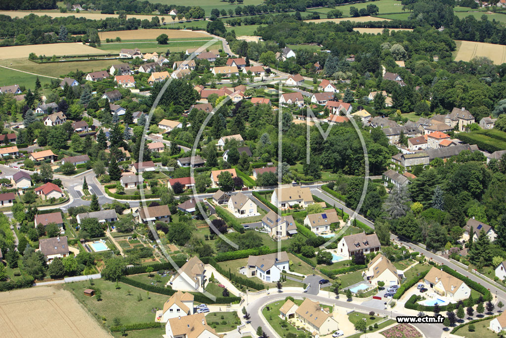 Photo arienne de Dracy-le-Fort