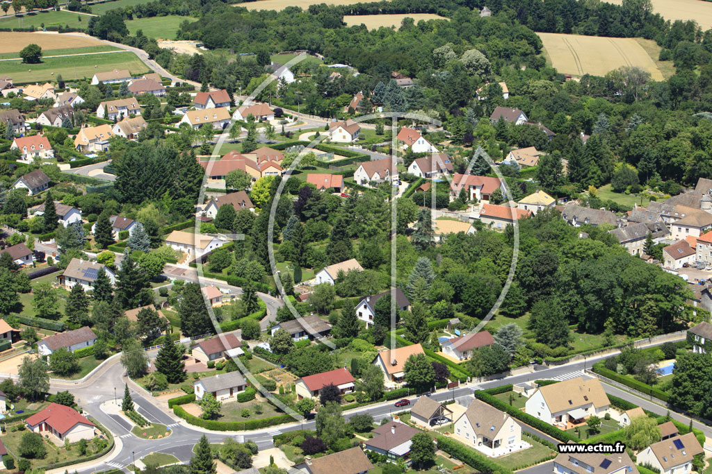 Photo arienne de Dracy-le-Fort