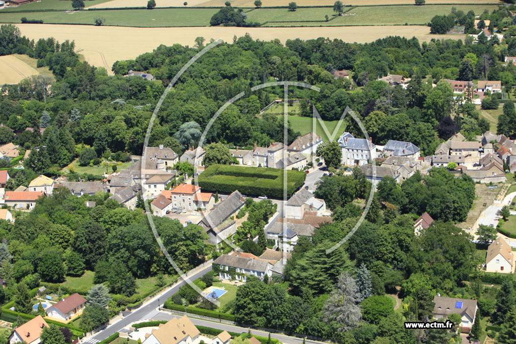 Photo arienne de Dracy-le-Fort
