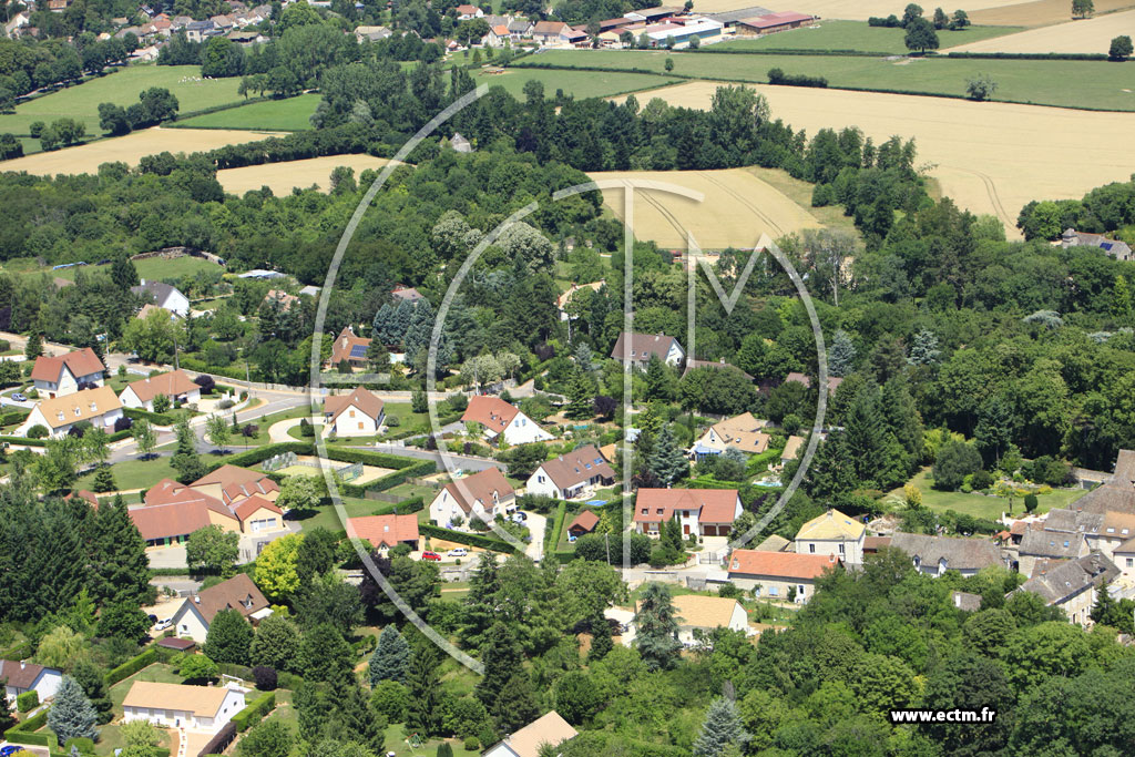Photo arienne de Dracy-le-Fort