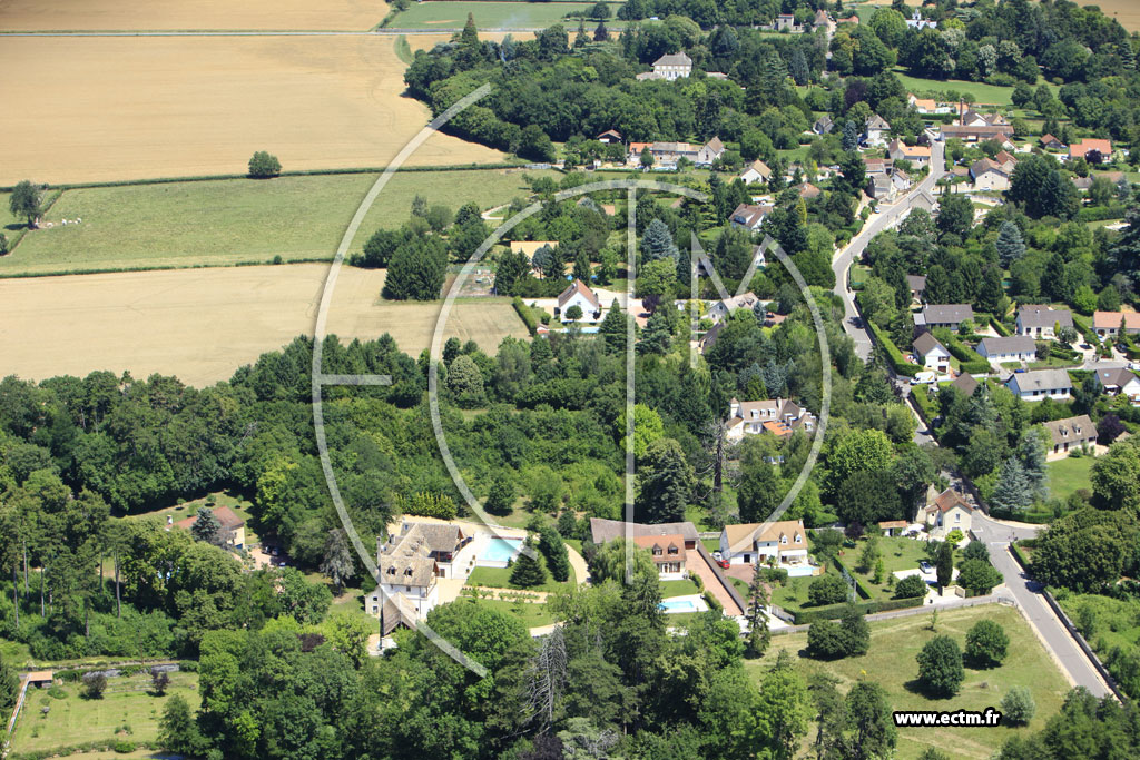 Photo arienne de Dracy-le-Fort
