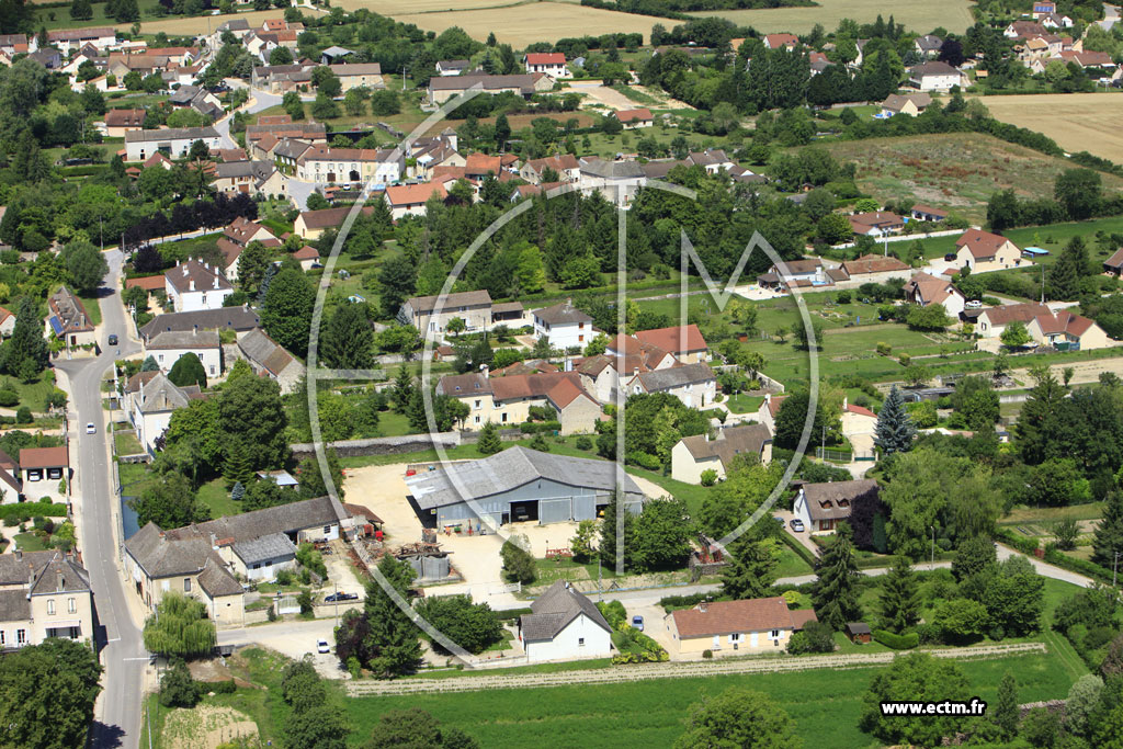 Photo arienne de Fontaines