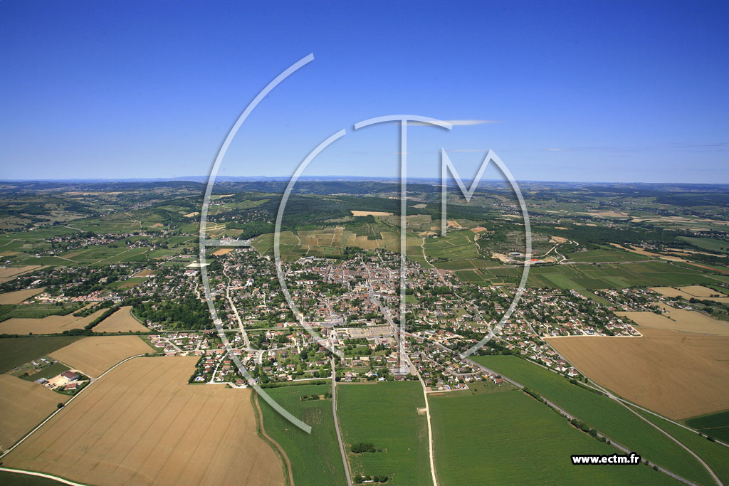 Photo arienne de Givry