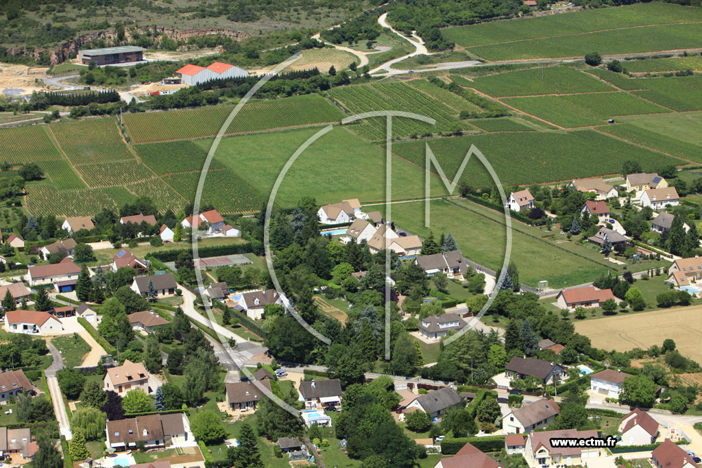 Photo arienne de Givry