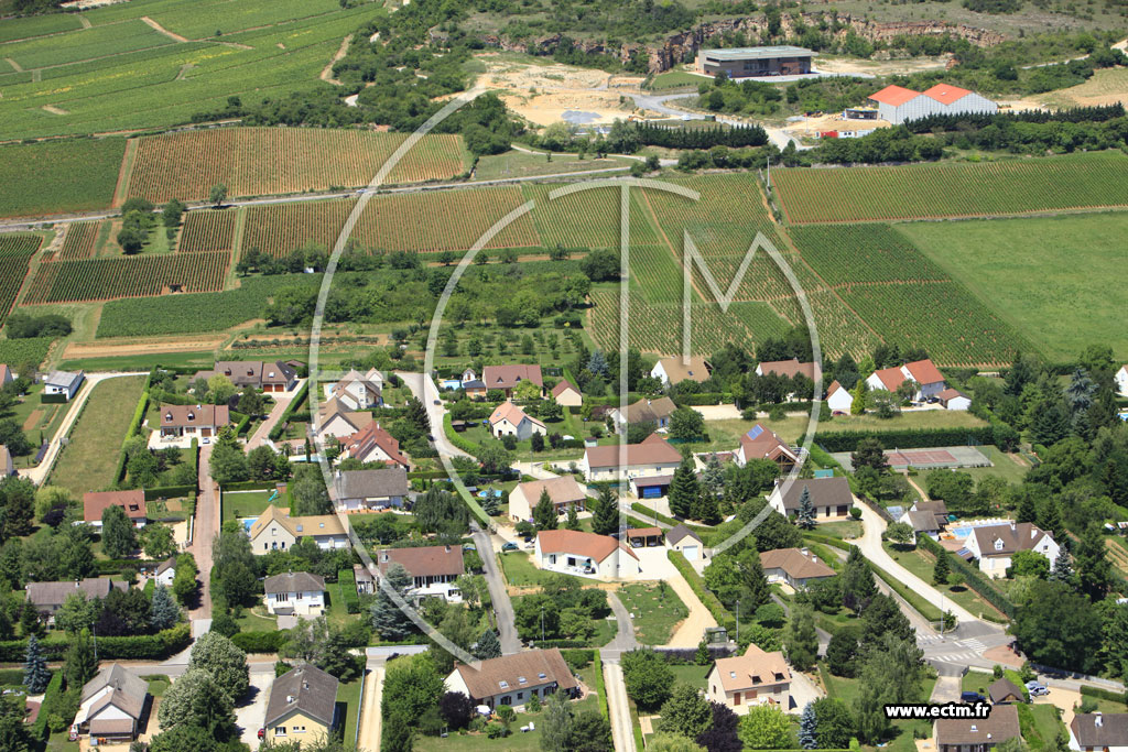 Photo arienne de Givry