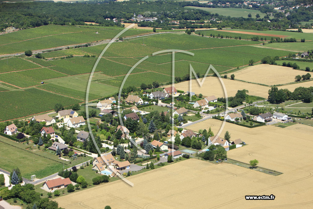 Photo arienne de Givry