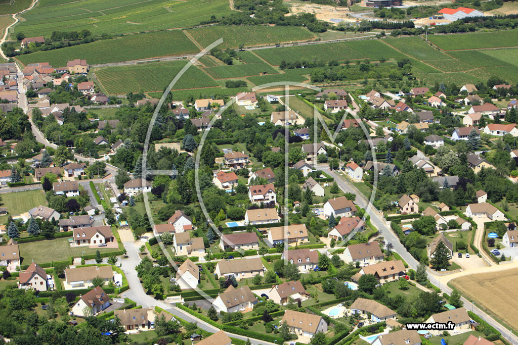 Photo arienne de Givry