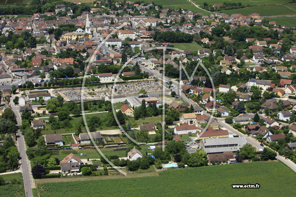 Photo arienne de Givry