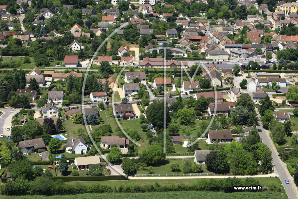 Photo arienne de Givry