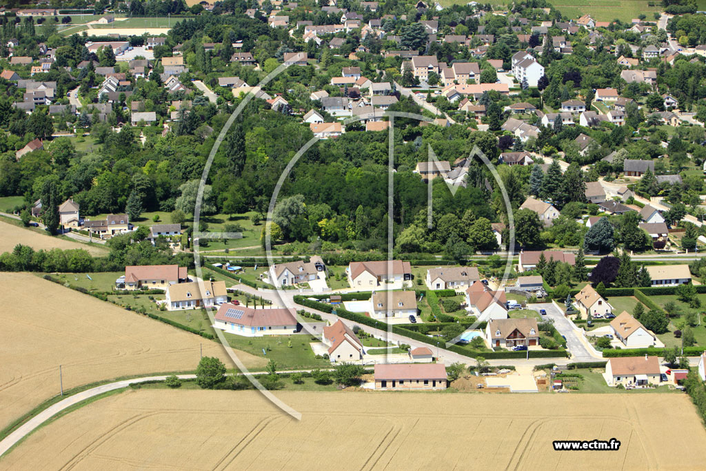 Photo arienne de Givry