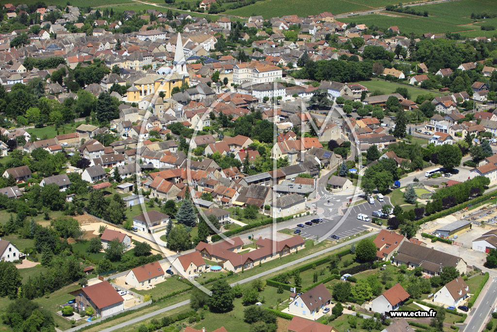 Photo arienne de Givry