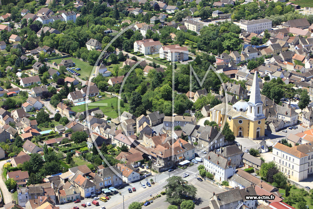 Photo arienne de Givry