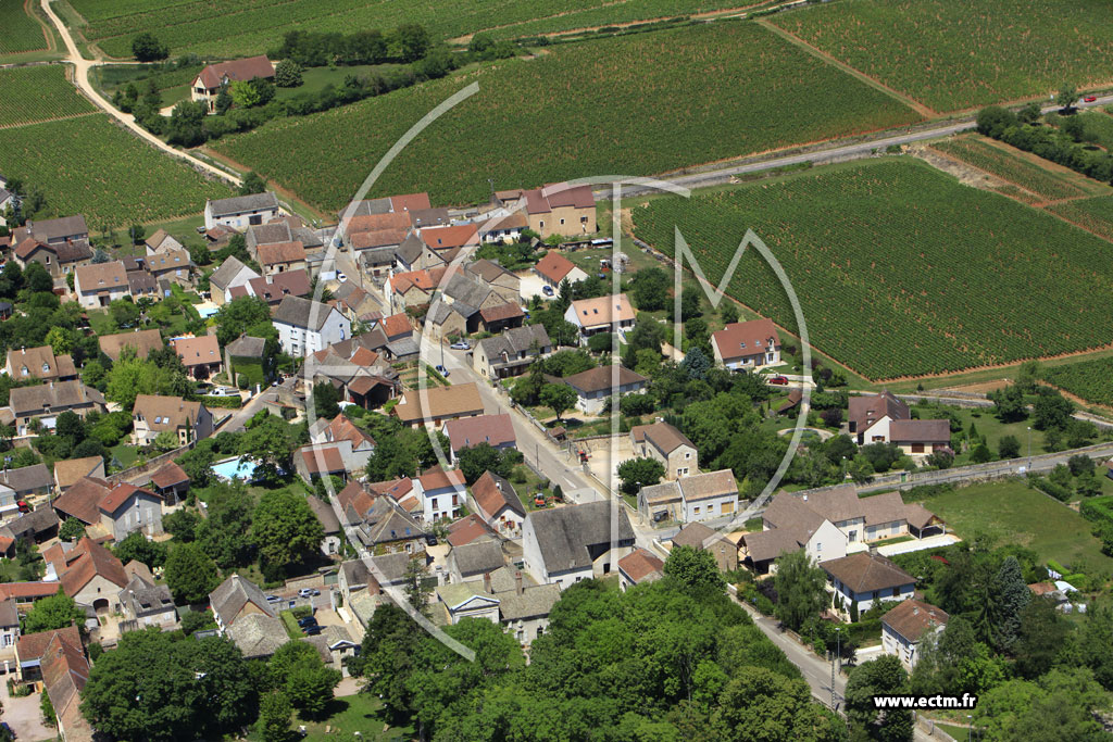 Photo arienne de Givry