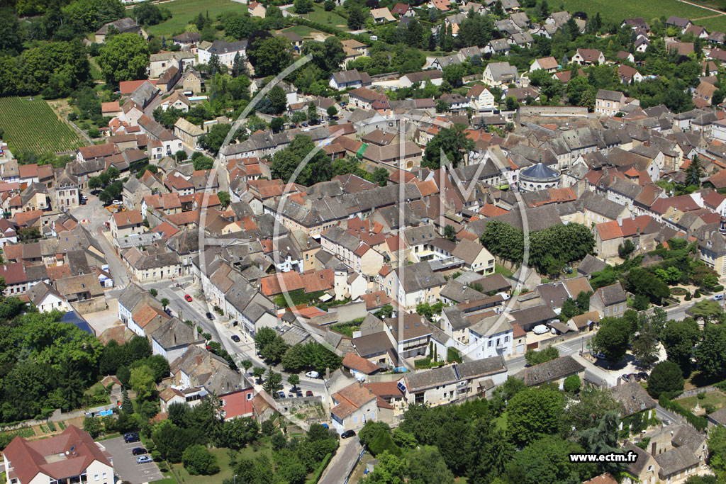 Photo arienne de Givry