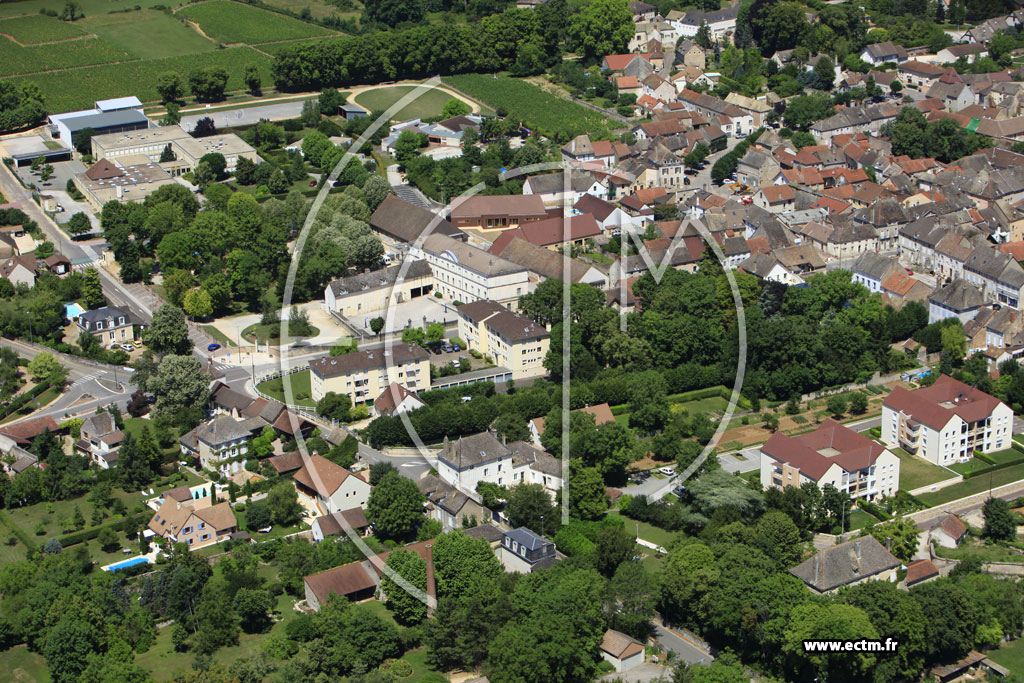 Photo arienne de Givry