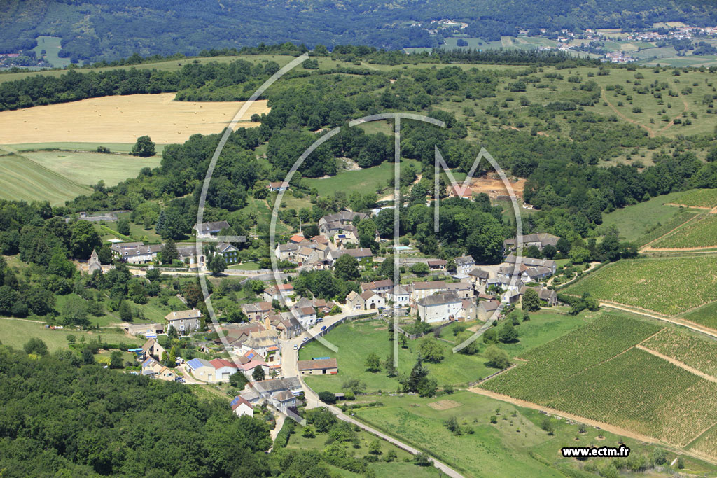 Photo arienne de Givry (Russilly)