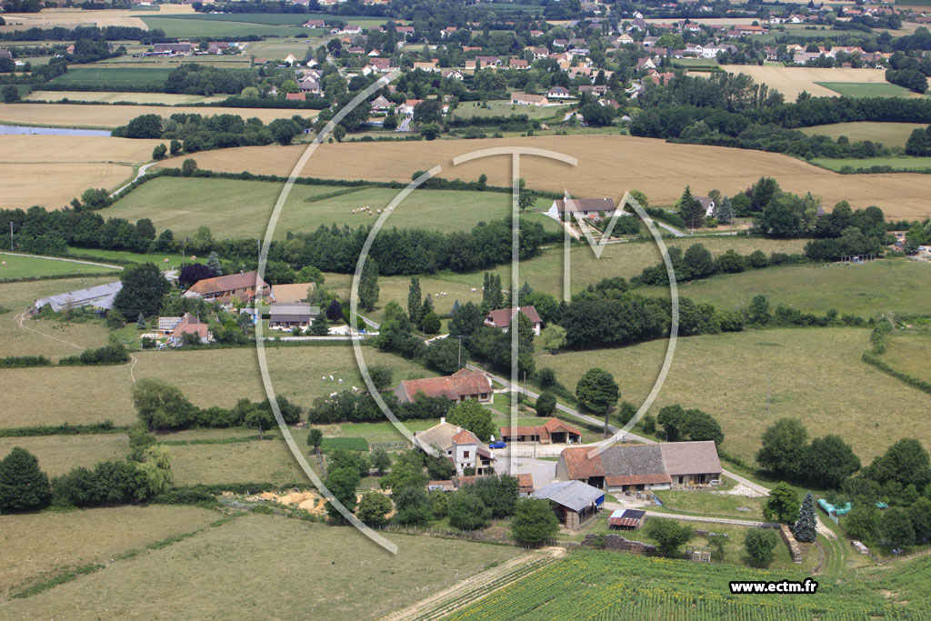 Photo arienne de L'Abergement-Sainte-Colombe